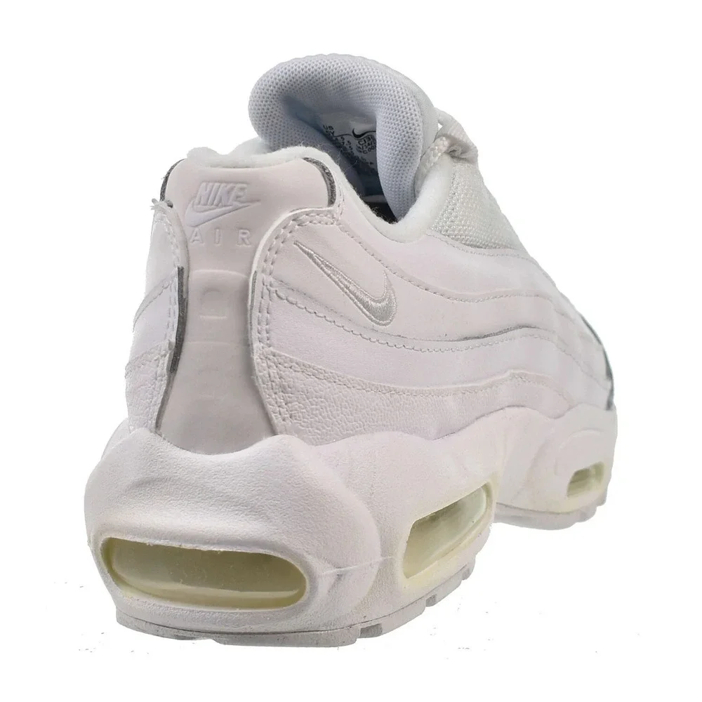 Nike Air Max 95 Recraft (GS) Big Kids Size 7Y‎ Shoes Triple White CJ3906-100 NEW
